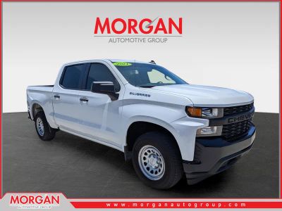 2021 Chevrolet Silverado 1500 Work Truck in Summit White — front three-quarter view