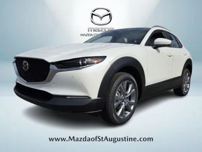 2026 Mazda CX-30 2.5 S Premium in White — front three-quarter view