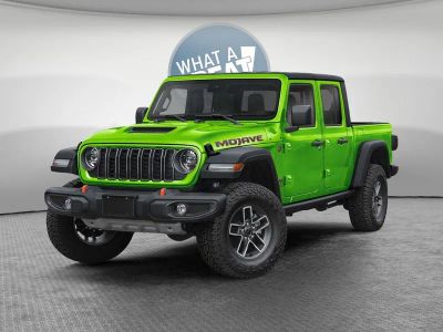 2026 Jeep Gladiator GLADIATOR MOJAVE X 4X4 in Mojito Exterior Paint — front three-quarter view