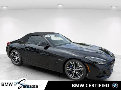 2026 BMW Z4 sDrive M40i in Black — front three-quarter view