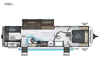 2021 Forest River RV Cherokee Alpha Wolf — side profile view