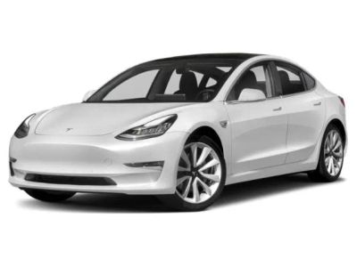 2020 Tesla Model 3 Long Range in White — front three-quarter view