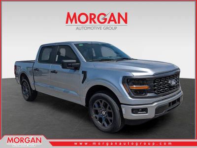 2026 Ford F-150 STX in Silver — front three-quarter view