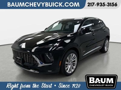 2026 Buick Envision Avenir in Ebony Twilight Metallic — front three-quarter view