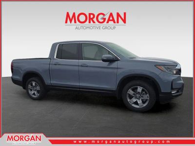 2026 Honda Ridgeline RTL in Gray — front three-quarter view
