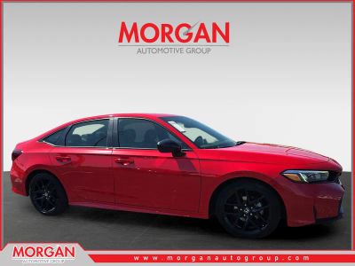 2025 Honda Civic Sport — front three-quarter view