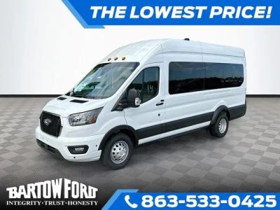 2026 Ford Transit-350 XLT in Oxford White — front three-quarter view