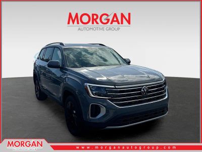2026 Volkswagen Atlas 2.0T SE w/Technology in Gray — front three-quarter view