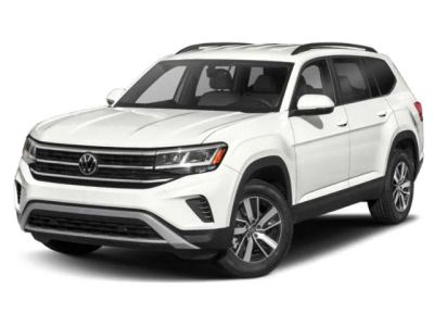 2023 Volkswagen Atlas 2.0T SE in Black — front three-quarter view