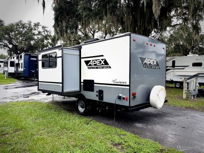 2022 Coachmen Apex Nano — rear three-quarter view