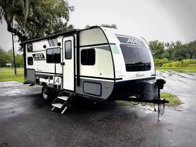 2022 Coachmen Apex Nano — front three-quarter view