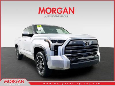 2024 Toyota Tundra Limited in Silver — front three-quarter view