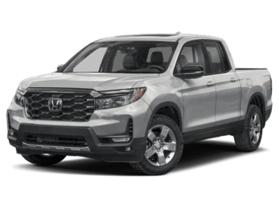 2026 Honda Ridgeline TrailSport+ in Silver — front three-quarter view