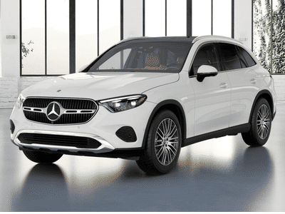 2026 Mercedes-Benz GLC 300 in Polar White — front three-quarter view