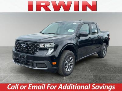 2026 Ford Maverick XLT in Black — front three-quarter view