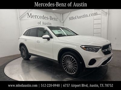 2026 Mercedes-Benz GLC 300 in White — front three-quarter view