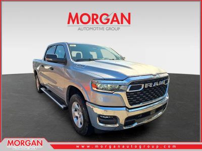 2026 Ram 1500 Big Horn in Billet Silver Metallic Clearcoat — front three-quarter view