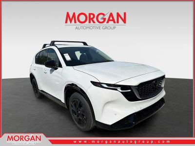 2026 Mazda CX-5 2.5 S Premium in White — front three-quarter view