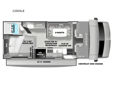 2024 Sunseeker LE 2350SLE Chevy — side profile view