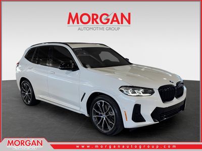 2023 BMW X3 M40i in White — front three-quarter view