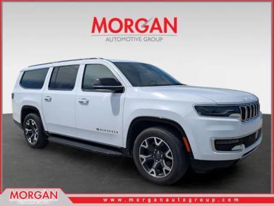 2023 Jeep Wagoneer L Series III in White — front three-quarter view