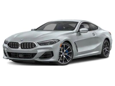 2026 BMW 8 Series 840i in Blue — front three-quarter view