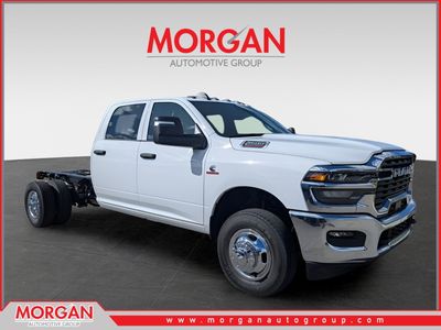 2026 Ram 3500 Tradesman in White — front three-quarter view