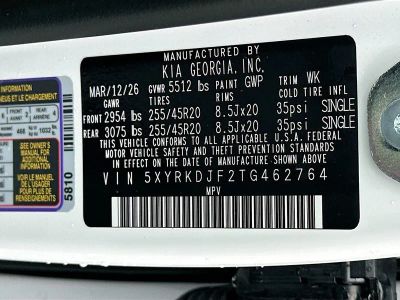 2026 Kia Sorento — photo 34 view