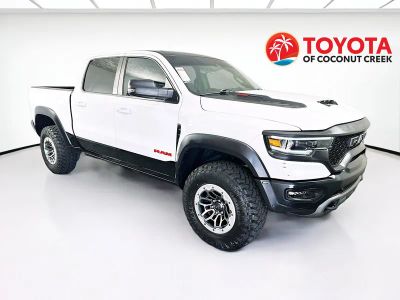 2021 Ram 1500 TRX in Bright White Clearcoat — front three-quarter view
