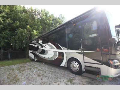 2018 Fleetwood RV Pace Arrow in AZTEC — front three-quarter view