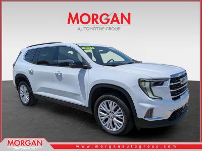 2024 GMC Acadia AWD Elevation in Summit White — front three-quarter view