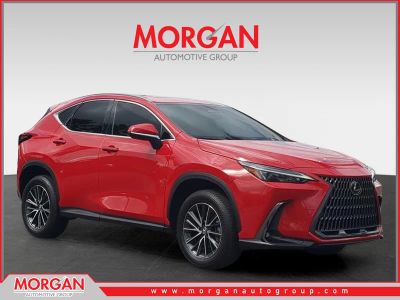 2025 Lexus NX 250 Premium in Red — front three-quarter view