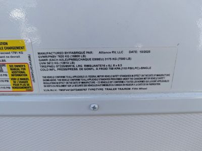 2026 Alliance RV Valor — detail view