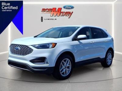 2023 Ford Edge SEL in Oxford White Yz — front three-quarter view