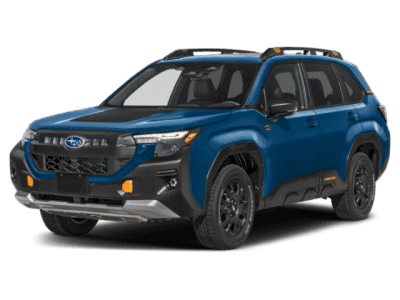 2026 Subaru Forester Wilderness in Brown — front three-quarter view