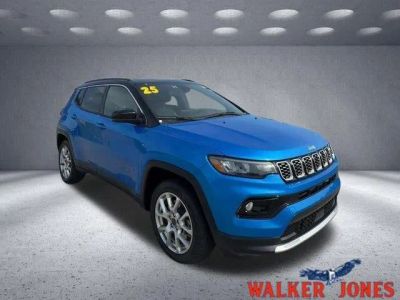 2025 Jeep Compass Limited in Blue — front three-quarter view