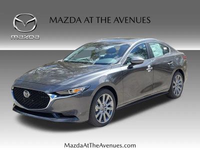 2026 Mazda Mazda3 3 2.5 S Preferred Base in Gray — front three-quarter view