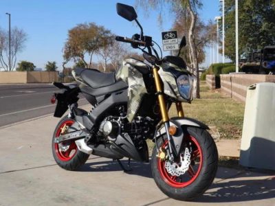 2025 Kawasaki Z125 PRO Cypher Camo Beige - Photo 1