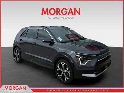 2023 Kia Niro EX Touring in Gray — front three-quarter view