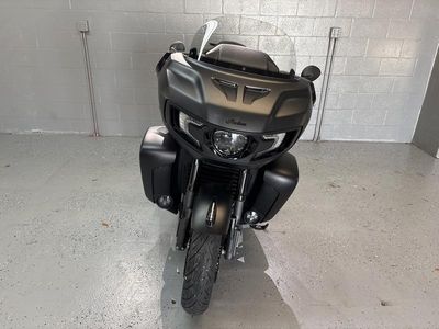 2025 Indian Motorcycle Pursuit Dark Horse w/PowerBand Audio Black Smoke - Photo 1