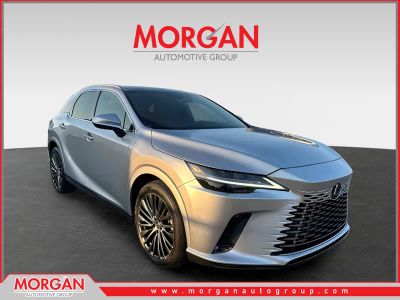 2024 Lexus RX 350 Luxury in Iridium — front three-quarter view