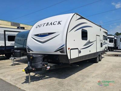 2019 Keystone RV Outback Ultra Lite — rear three-quarter view
