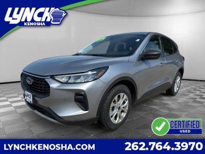 2024 Ford Escape Active in Silver — front three-quarter view