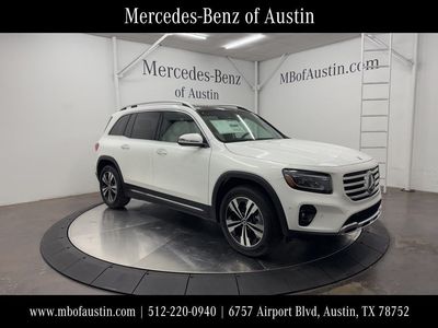2026 Mercedes-Benz GLB 250 in White — front three-quarter view