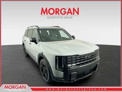 2027 Kia Telluride X-Line EX in Wolf Gray — front three-quarter view