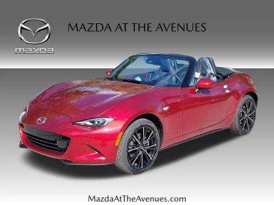 2026 Mazda MX-5 Miata Grand Touring in Red — front three-quarter view