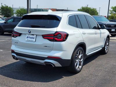 2022 BMW X3 — rear three-quarter view