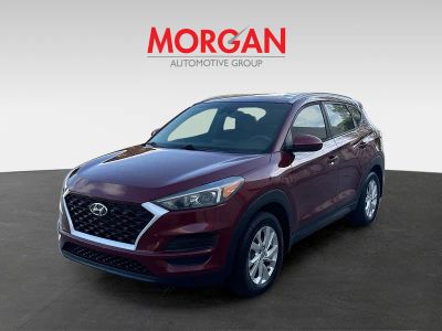 2019 Hyundai Tucson — rear three-quarter view