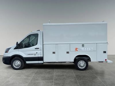 2026 Ford Transit Chassis — rear three-quarter view