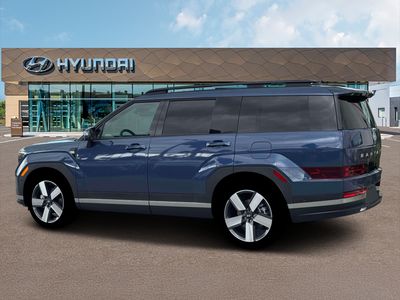2026 Hyundai Santa Fe — rear three-quarter view